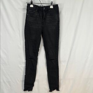 Wild Fable - Women’s Jeans - Size 0 - Black - Distressed - High Rise Skinny